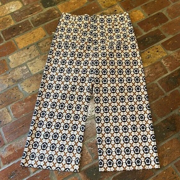 Anthroplogie MAEVE Colette Cropped Wide-Leg Pants size 34 - Picture 7 of 15